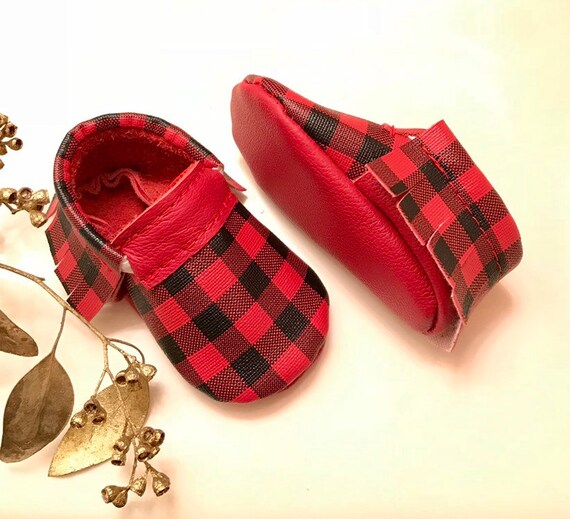 buffalo plaid moccasins
