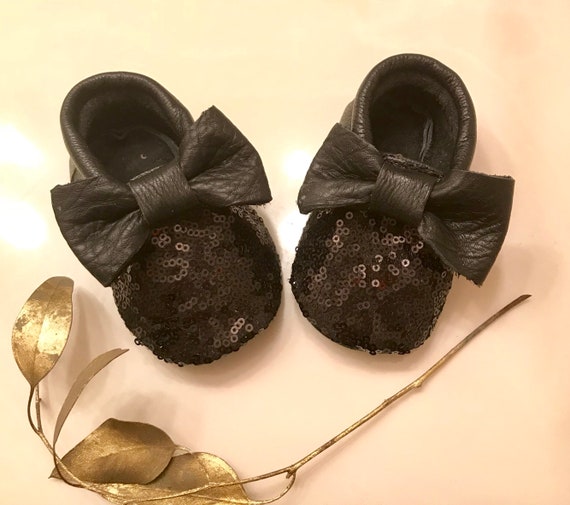 sequin baby shoes