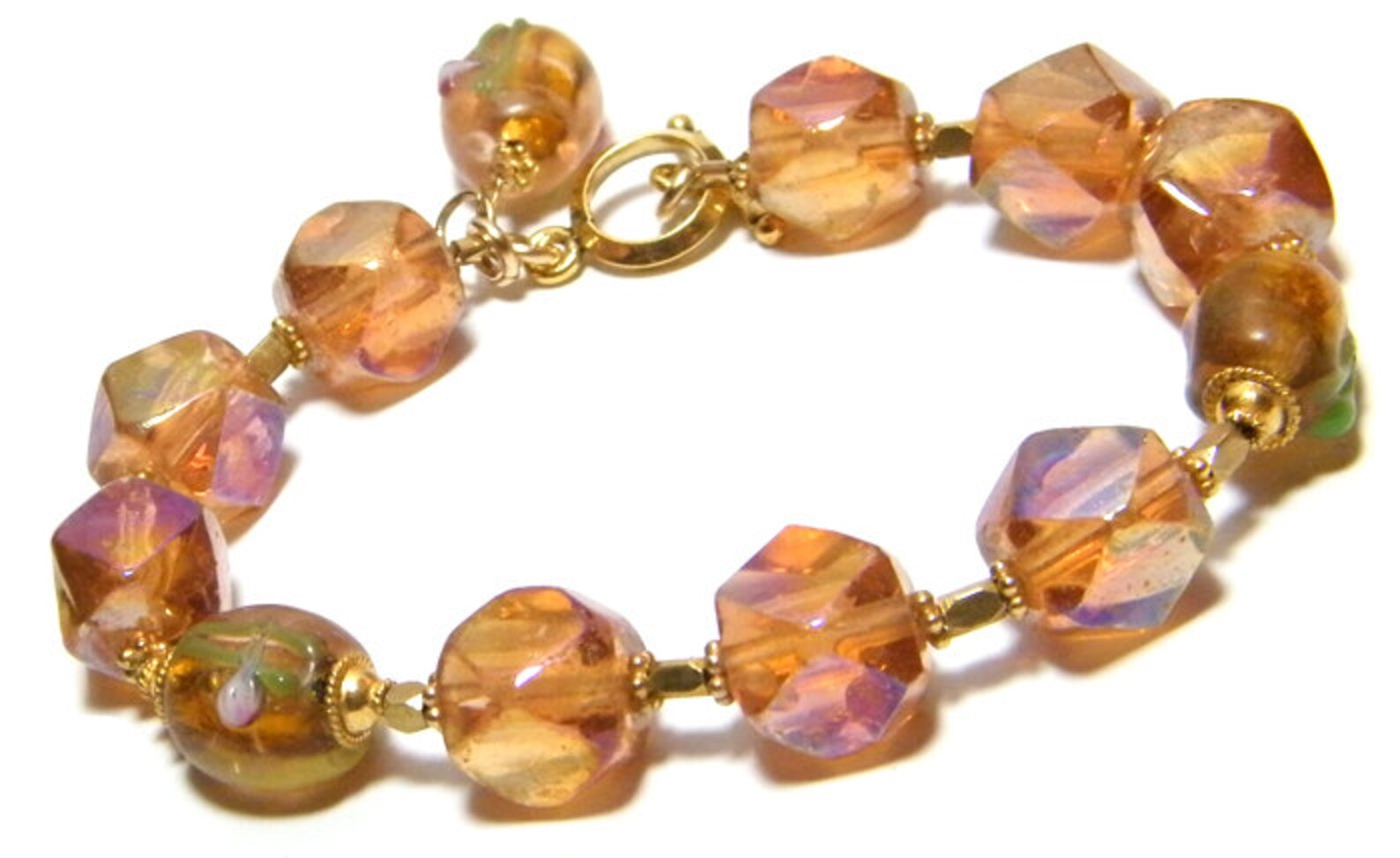 Glass Bead Bracelet Bead Bracelet Handmade Bead Bracelet Etsy