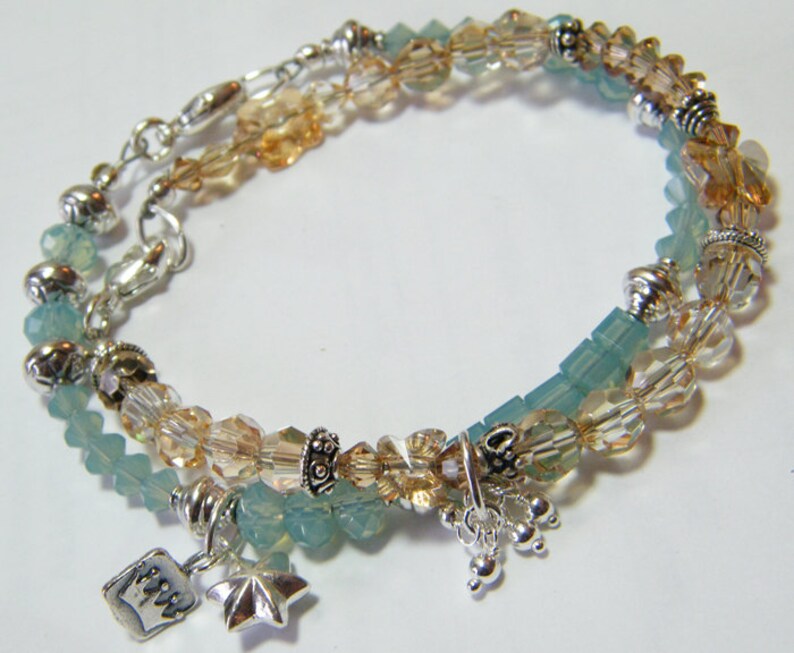 Swarovski Bracelet Swarovski Crystal Bracelet Stackable Etsy