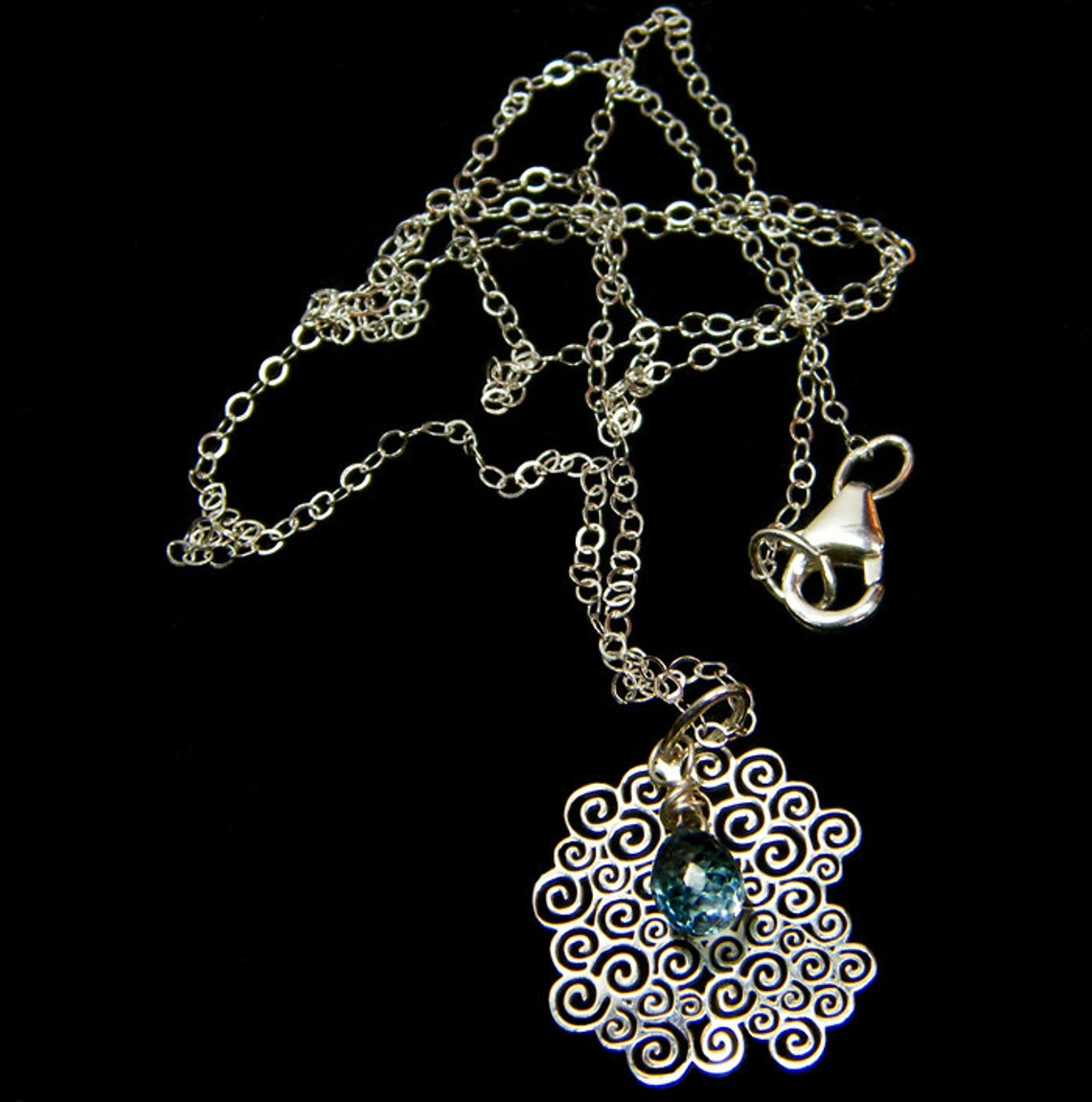 Sterling silver charm necklace Clearance