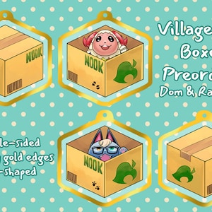Villagers in Boxes- Keychains