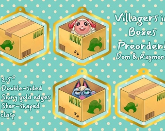 Villagers in Boxes- Keychains