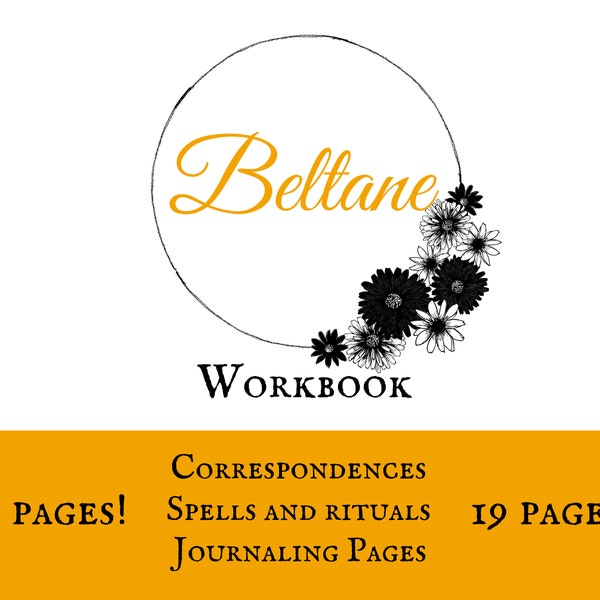 Beltane Workbook and Correspondence List for Book of Shadows