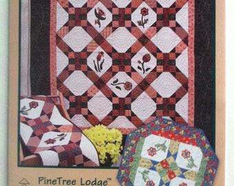 Cross Roads Sewing/Quilting/Applique Pattern to Make a Table Runner, Table Topper, Wall Quilt, Lap Quilt and Bed Quilt