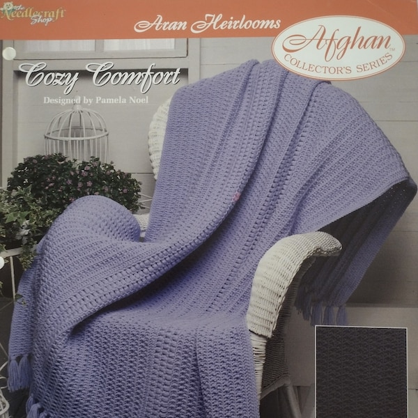 Afghan Collector Series Aran Heirlooms, Cozy Comfort Crochet Instruction Page