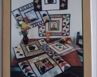 Four Seasons Placemats Vintage Quilting/Sewing Pattern by Pine Tree Lodge