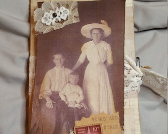 Pequeño diario de temática vintage