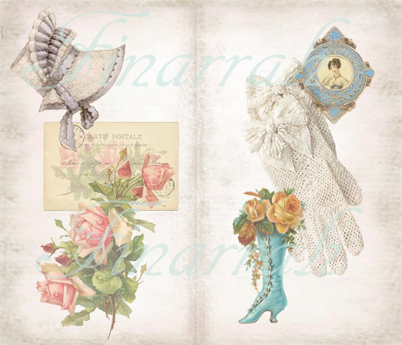 Digital Download Jane Austen Regency Era Journal Pages 5 sheets