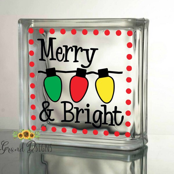 Glass Block Decals Etsy