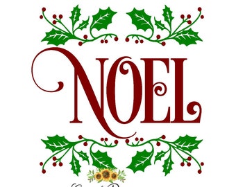 Noel decal - Christmas decals for glass blocks - Tile - mirror - DIY Christmas crafts to make - MLCC05