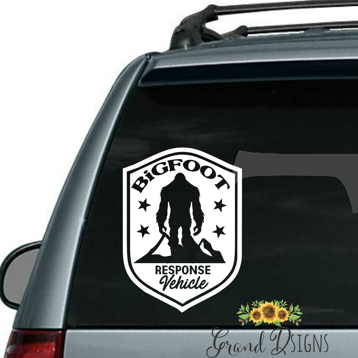 Bigfoot response vehicle car decal laptop decal Sasquatch Etsy