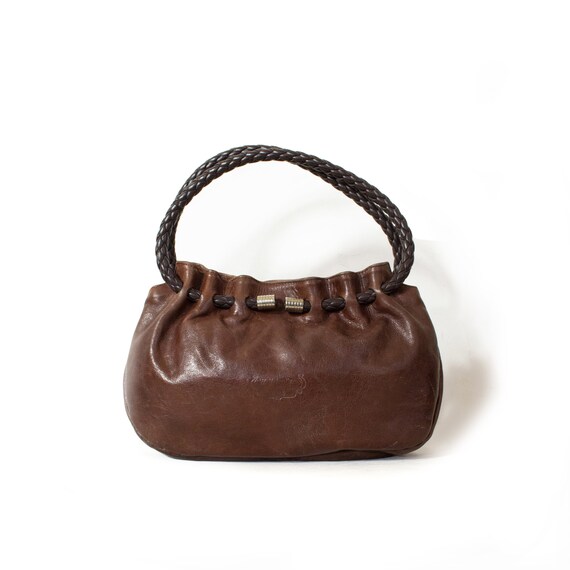 Women's Retro Brown Suede Hobo Bag Shoulder Half-moon Bags