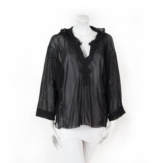 Jean Paul GAULTIER Soleil kaftan oversize with hoo
