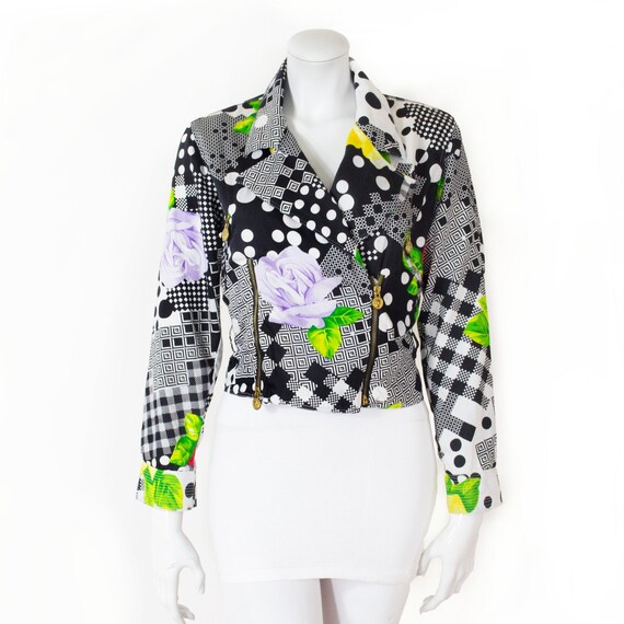 VERSUS Versace jacket with geometric patterns and… - image 1