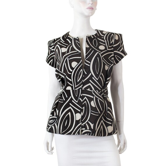 MARNI structured jacket with short pointed sleeve… - image 2