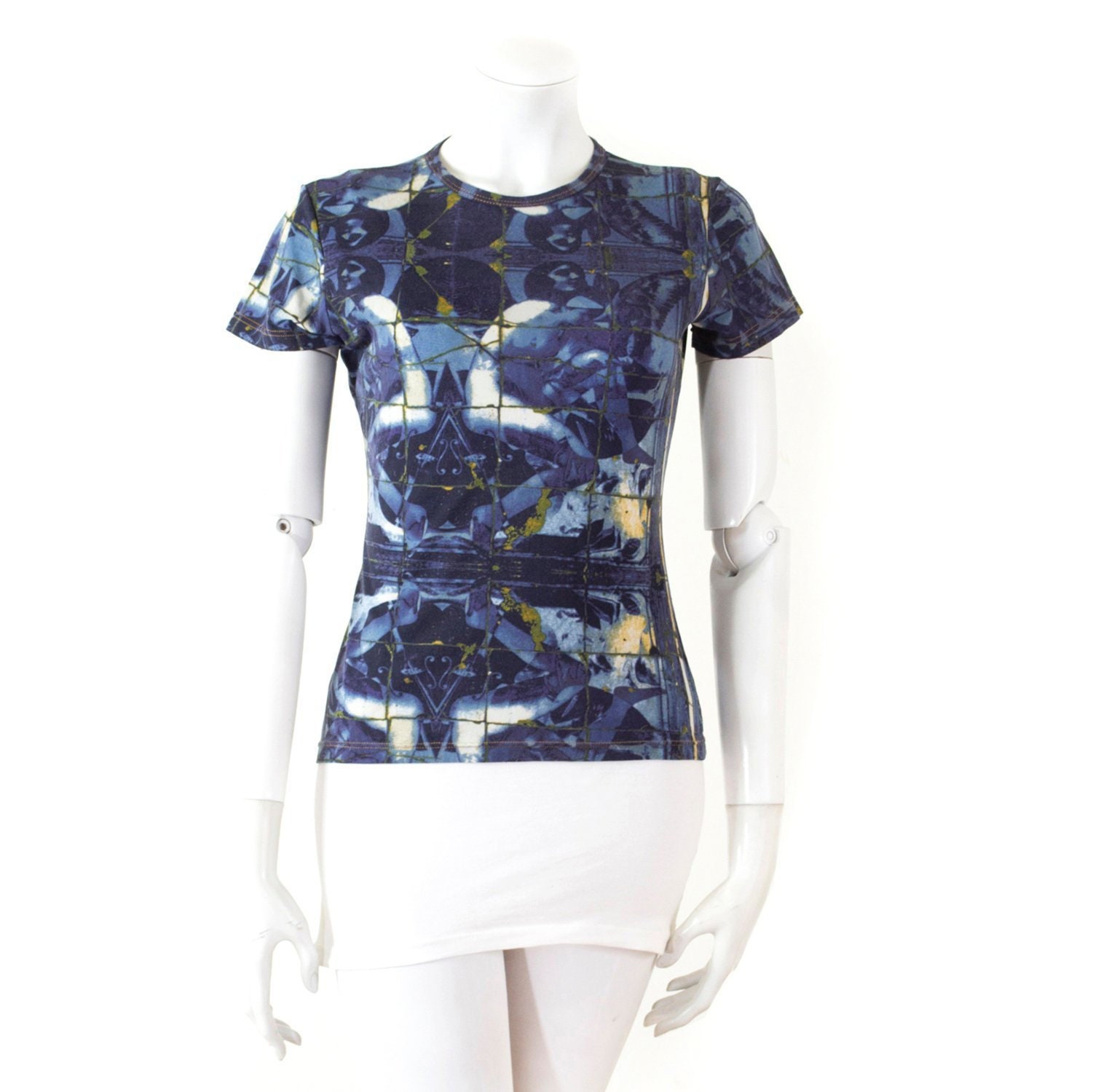Top Jean Paul GAULTIER Jeans Blue Angels Kaleidoscope - Etsy Canada