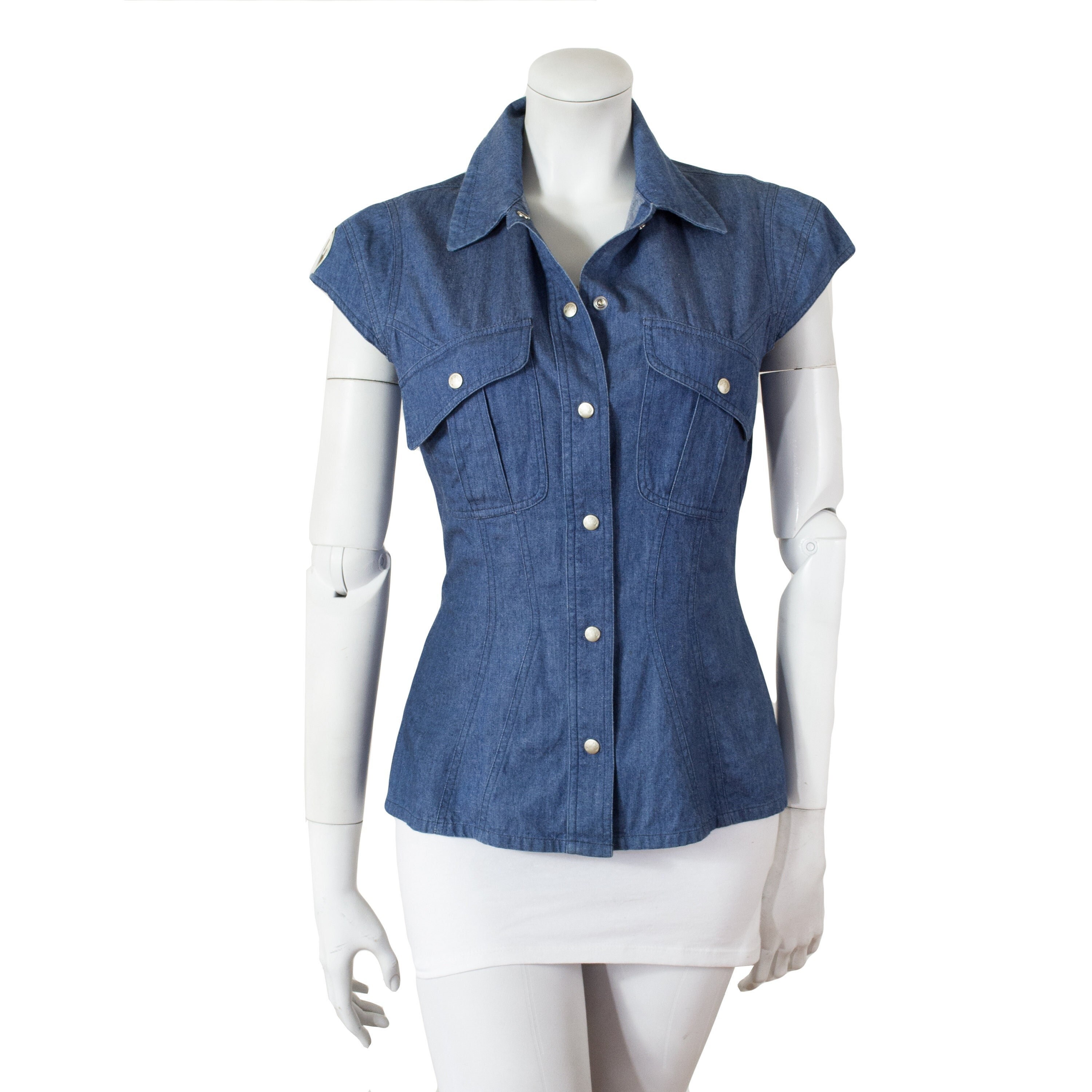Thierry Mugler Shirt - Etsy