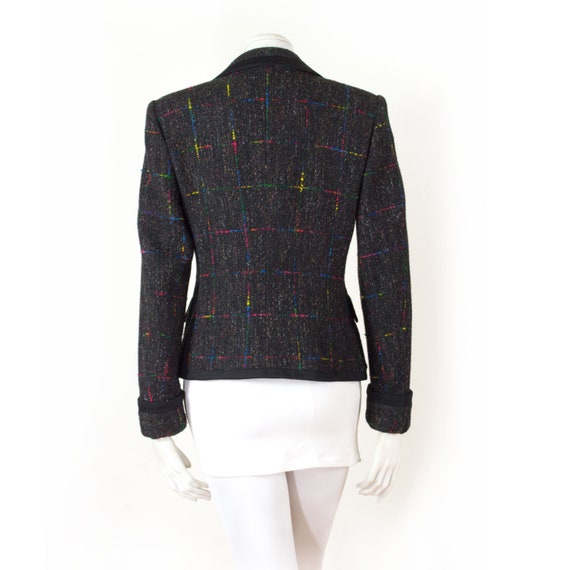 VERSACE Jeans wool tweed blazer revisited, médusa… - image 2