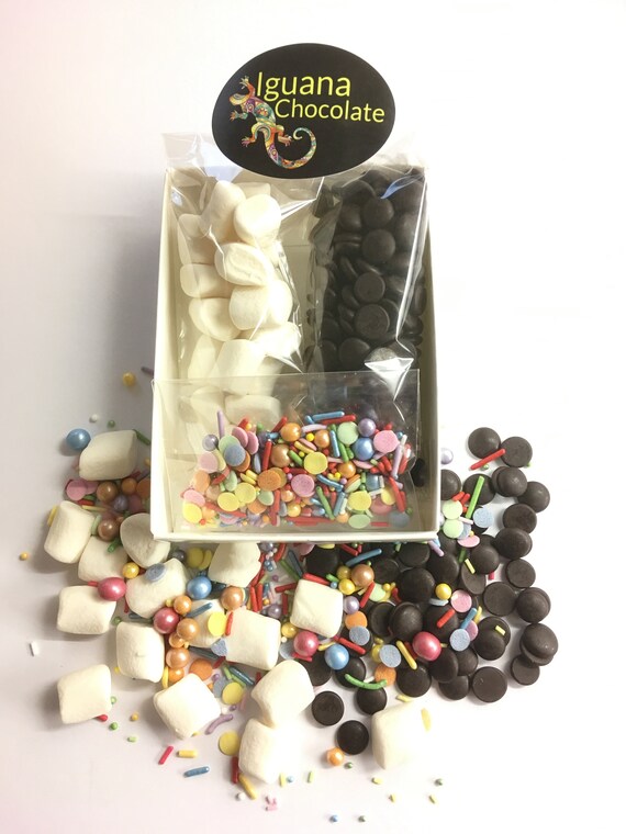 Hot Chocolate Gift Box Dark Vegan Chocolate Etsy