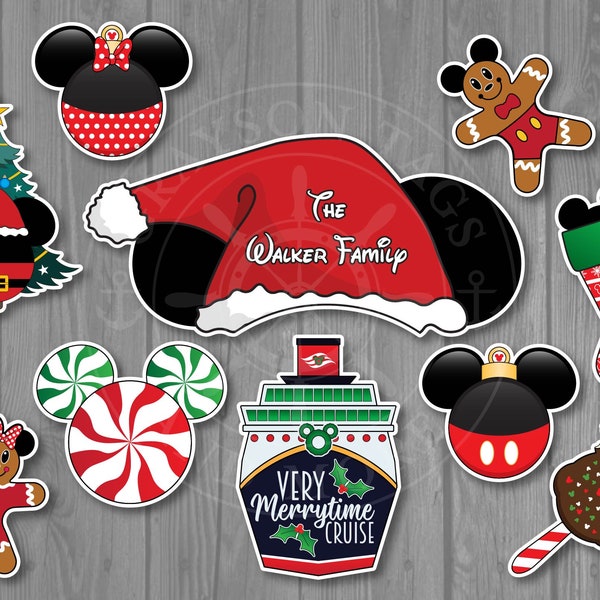 Very Merrytime Personalized Sign Group Magnet Set for Disney Cruise Doors