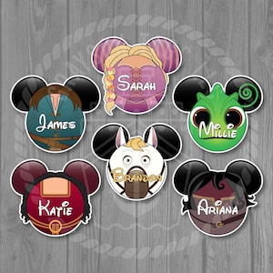 Disney Cruise Door Magnet - Rapunzel Character Inspired Magnets (2 sizes to choose from)