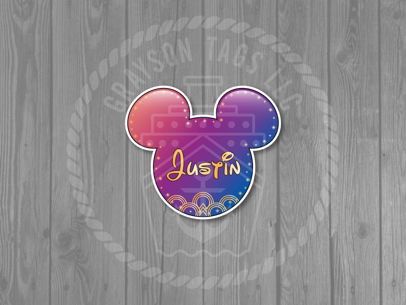 Disney Destiny Cruise Custom Magnet Set - Customizable Magnetic Door Decor Medium Mickey Only