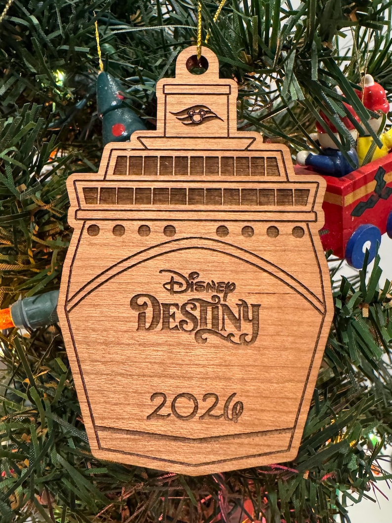 Disney Cruise Ship Ornament, FE, Ornament Exchange or Car Charm Cherry