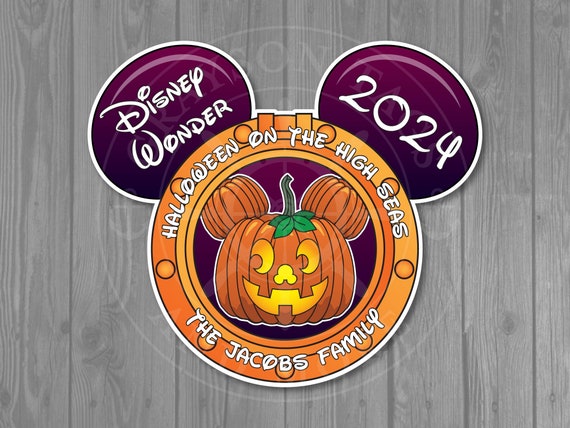 Halloween on the High Seas Disney Cruise Door Magnets  display picture 2