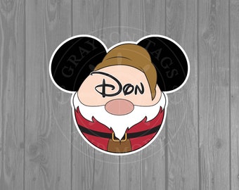 Disney Cruise Door Magnet - Grumpy Inspired Magnet