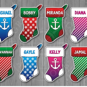 Christmas Stocking Stateroom Door Magnet