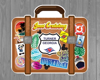 Disney Cruise Door Suitcase Magnet (2 Versions Available)