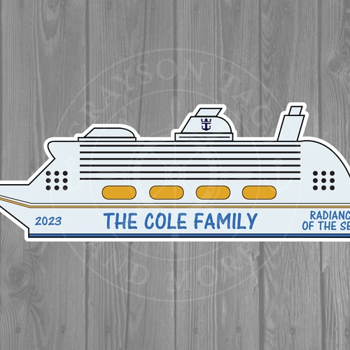 Royal Caribbean Ship Cruise Door Magnet - Etsy