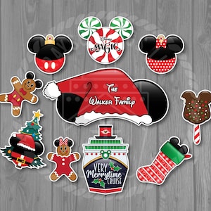 Very Merrytime Personalized Sign Group Magnet Set for Disney Cruise Doors