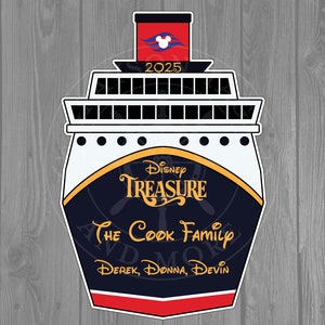 Disney Front of Ship Cruise Door Magnet (Now available in Jumbo Size!)