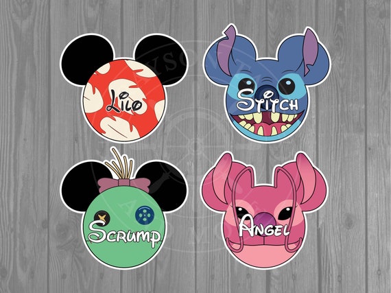 Disney Cruise Door Magnet Lilo and Stitch Inspired Magnets Lilo / Stitch -   Norway