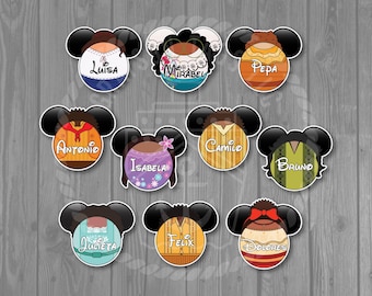 Disney Cruise Door Magnet - Encanto Inspired Door Magnets - Mirabel / Julieta / Bruno / Antonio / Luisa / Dolores / Pepa / Felix / Isabela