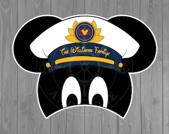 Captain Mickey Over The Door Disney Cruise Door Magnet for Disney Dream, Fantasy, Wonder and Magic