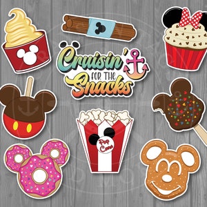 Disney Inspired Snack Magnets - 3 Options to Choose From! - Cruising for the Snacks