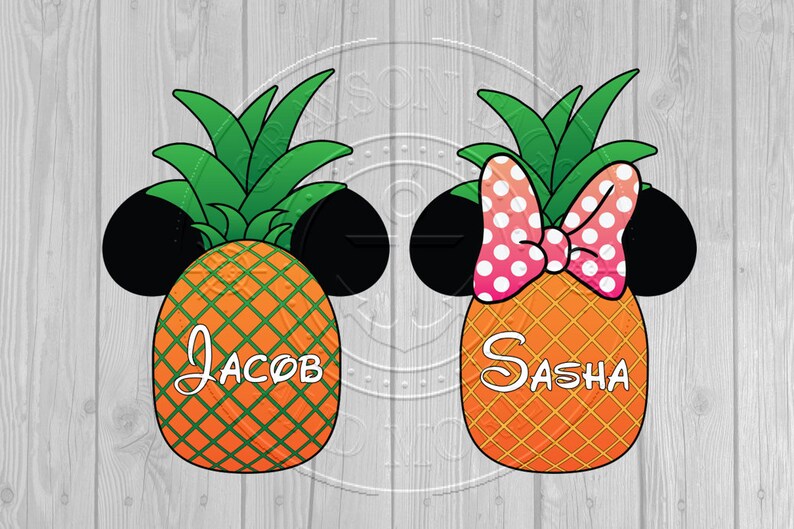Colorful Disney Inspired Pineapple Cruise Door Etsy