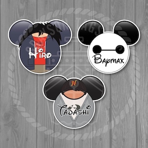 Disney Cruise Door Magnet - Big Hero 6 - Baymax | Hero | Tadashi Inspired Magnet (2 sizes to choose from)