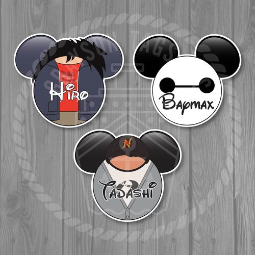 Disney Cruise Door Magnet - Big Hero 6 - Baymax | Hero | Tadashi