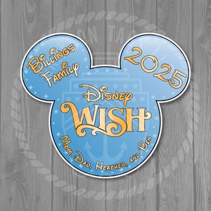 Disney Wish Cruise Door Magnet