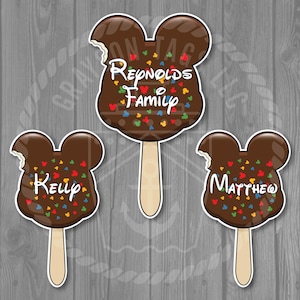 Disney Cruise Door Magnets - Mickey Bar Magnet Set