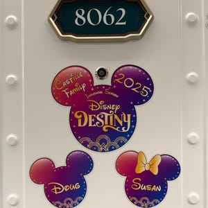 Disney Destiny Cruise Custom Magnet Set - Customizable Magnetic Door Decor image 7