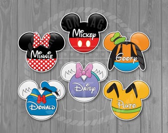 Disney Cruise Door Magnet - Mickey | Minnie | Donald | Daisy | Goofy | Pluto | Inspired Cruise Magnet