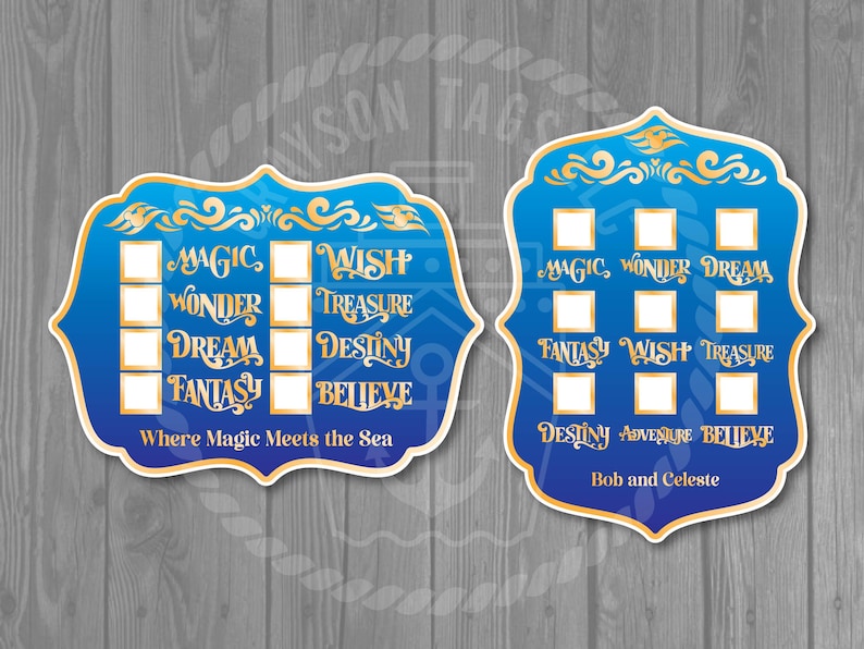 Ship Counter Customizable Disney Cruise Dry Erase Door Magnet - Previous Cruise Counter Decor or Checklist. Dry erase marker optional Royal