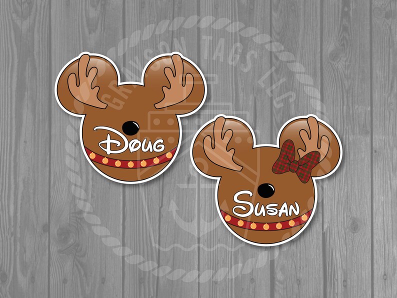 Very Merrytime Christmas Ship Front and Santa/Elves/Reindeer/Snowman Magnet Set image 5