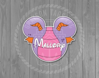 Disney Cruise Door Magnet - Figment Inspired Magnet (2 sizes to choose from)