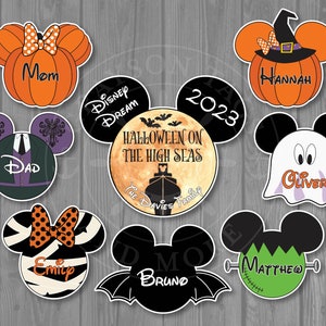 Disney Cruise Door Magnets - Halloween on the High Seas Magnet Set